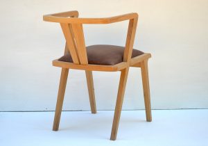 Bespoke oak dining chair