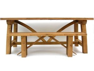 contemporary bespoke oak refectory table