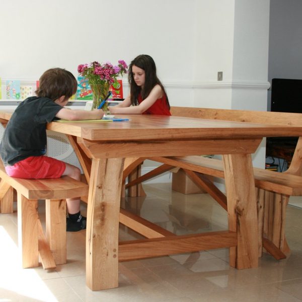 Bespoke dining tables handmade for a London client