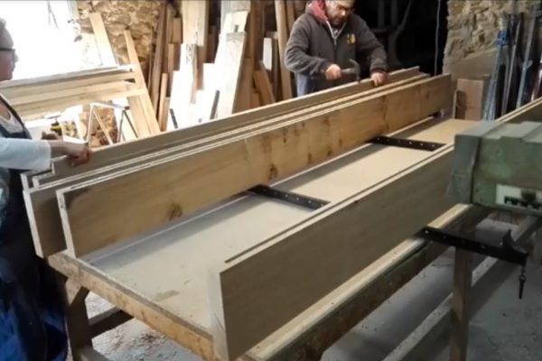 glueing-up a table top
