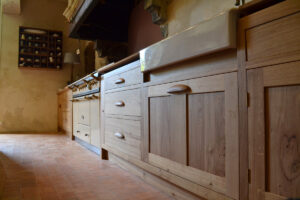 Bespoke oak kitchen France