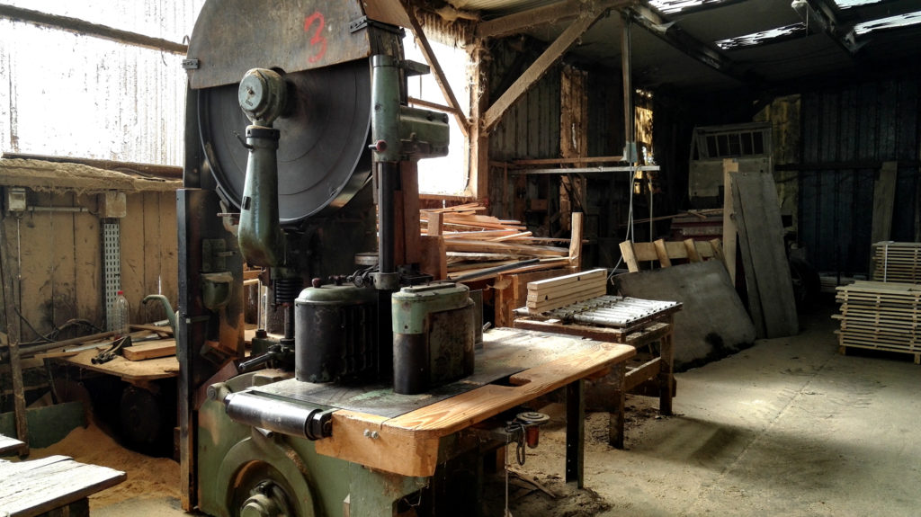 Old woodworking machines