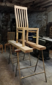 Handmade oak chair