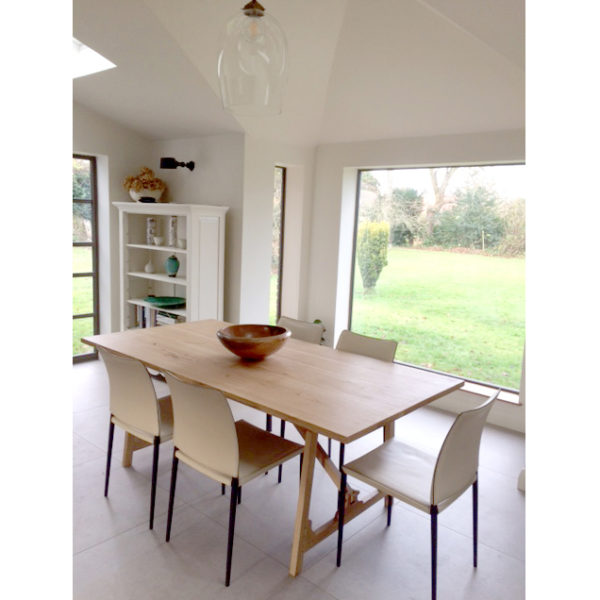 6 seat campaign style table