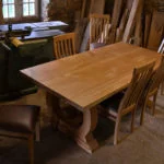Bespoke dining chairs with refectory table