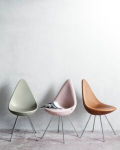 Drop chairs by Arne Jacobsen