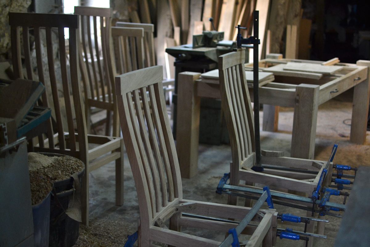 L'atelier de fabricant de meubles