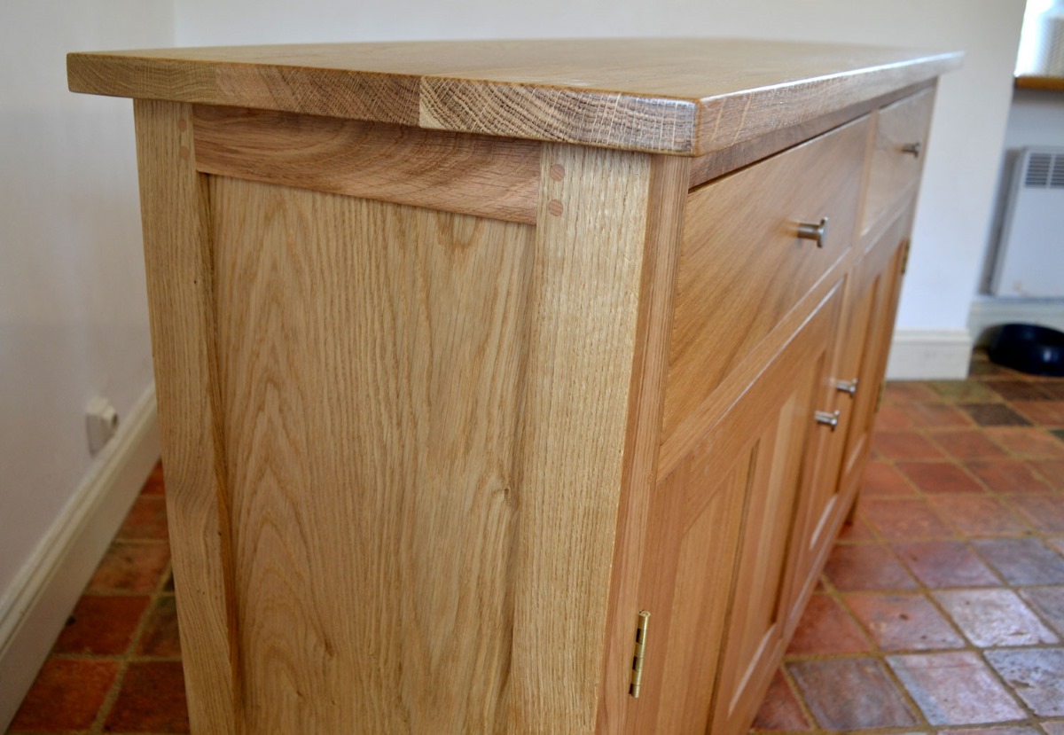 Bespoke oak sideboard for an oxford client Bespoke oak sideboard for an oxford client