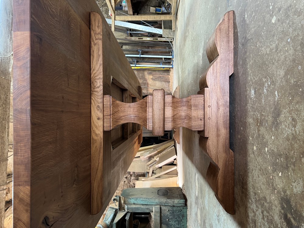 Monastery oak dining table handmade to measure Monastery oak dining table handmade to measure